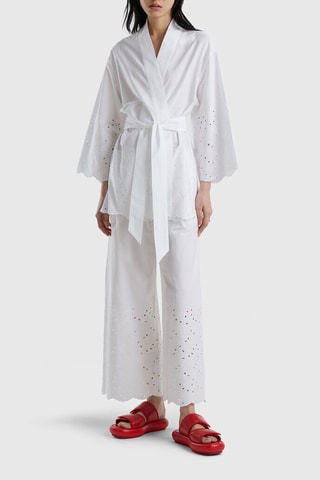 Pantalon palazzo - Blanc