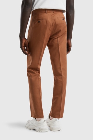 Pantalon en lin - Marron