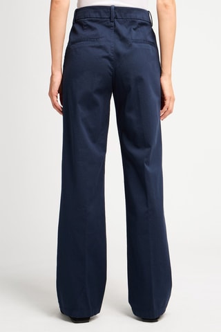 Pantalon wide legs Bleu marine