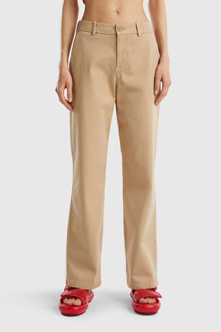 Pantalon wide legs Beige