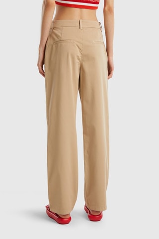 Pantalon wide legs Beige