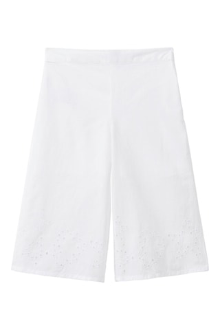Pantalon wide legs - Blanc