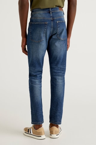 Jean droit Bleu foncé