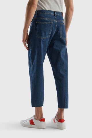 Jean carotte 7/8 Bleu foncé