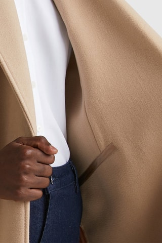 Veste longue Beige