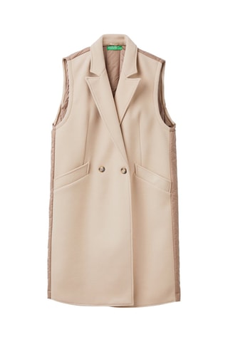 Veste longue Beige