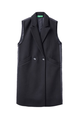 Veste longue Noir
