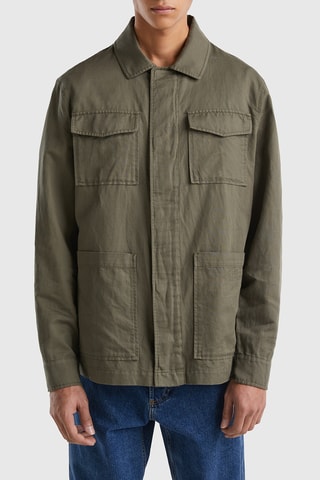 Veste en lin - Vert