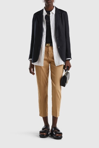 Veste en lin - Noir