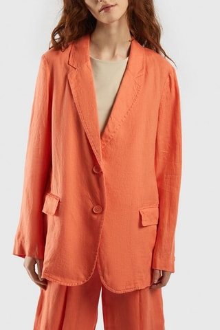 Veste en lin - Orange