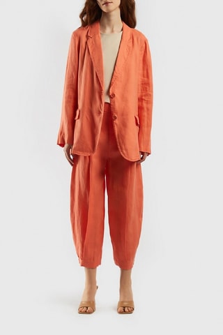 Veste en lin - Orange