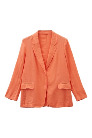 Veste en lin - Orange