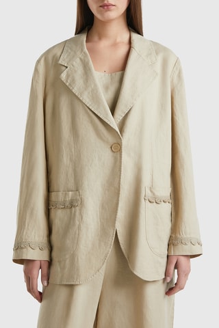 Veste en lin - Beige