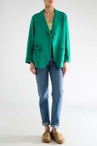 Veste en lin - Vert