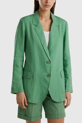 Veste en lin - Vert
