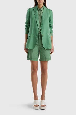 Veste en lin - Vert