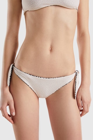 Bas de maillot réversible - Blanc et noir