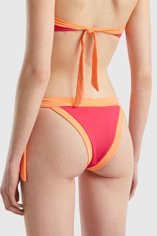 Bas de maillot - Fuchsia et orange