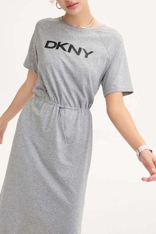 Robe midi - Gris chiné