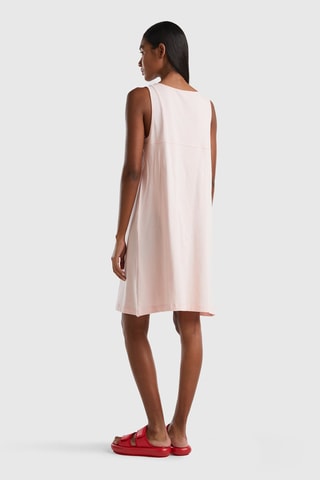 Robe trapèze sans manches - Rose