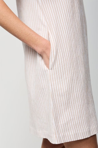 Robe droite Rose et blanc