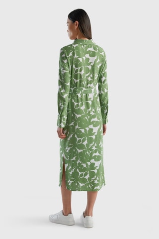 Robe chemise Vert