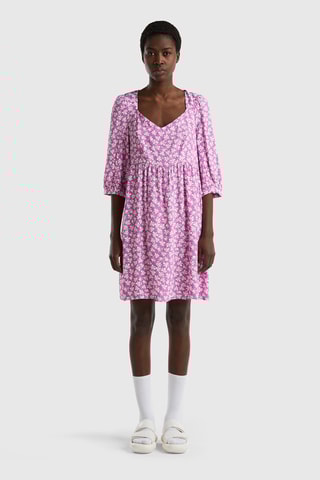 Robe droite Rose