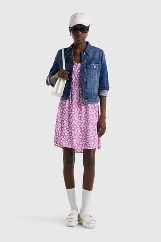 Robe droite Rose