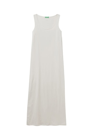 Robe longue sans manches - Ecru