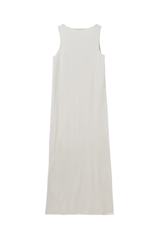 Robe longue sans manches - Ecru