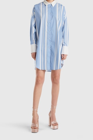 Robe chemise - Bleu