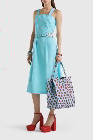 Robe midi - Bleu clair