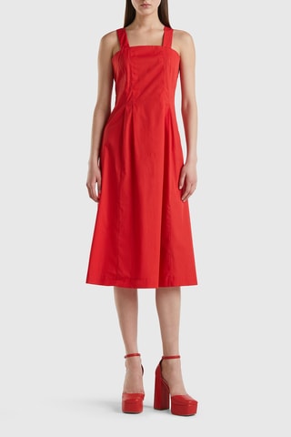 Robe midi - Rouge