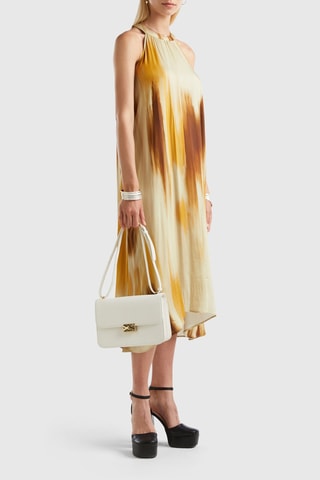 Robe trapèze tie and dye - Beige