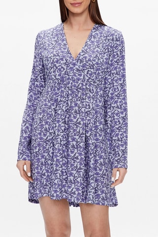 Robe patineuse - Violet et noir