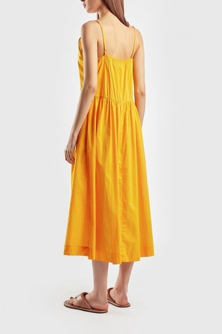 Robe midi - Jaune
