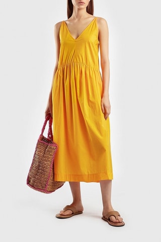 Robe midi - Jaune
