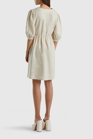 Robe patineuse en lin - Beige