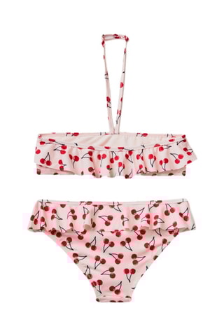 Maillot 2 pièces - Rose et rouge