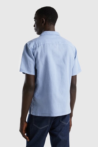 Chemise en lin - Bleu clair
