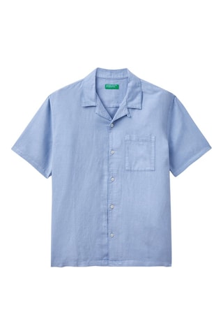 Chemise en lin - Bleu clair