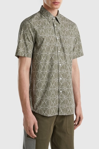 Chemise - Marron et gris