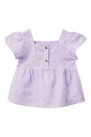 Blouse en lin Mauve