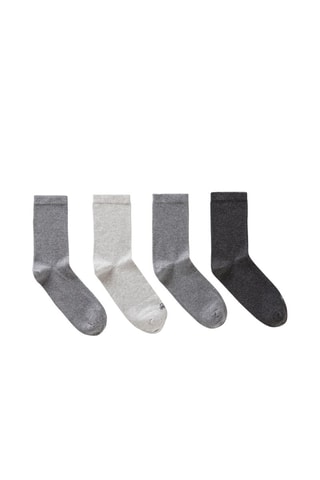 4 paires de chaussettes Gris