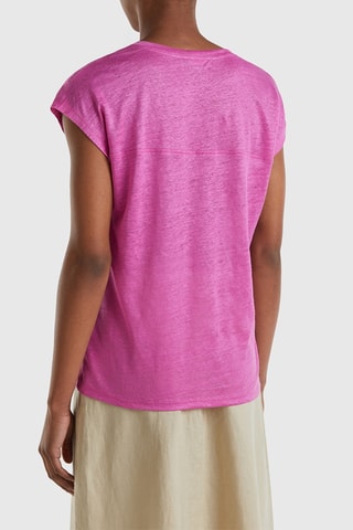 T-shirt en lin - Rose
