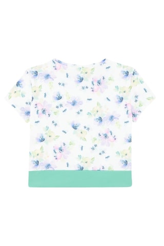 T-shirt - Blanc et vert
