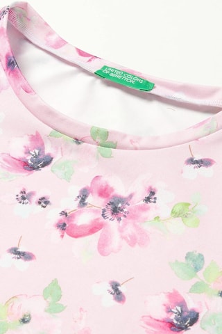 T-shirt - Rose et vert