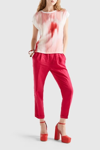 T-shirt - Rouge et blanc