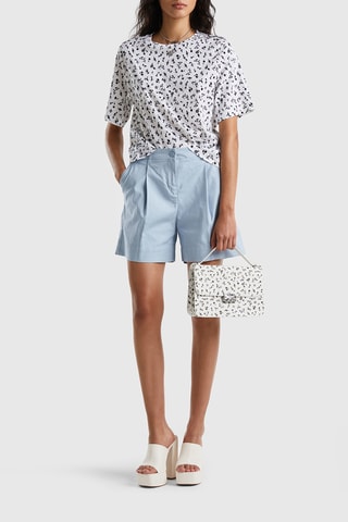 T-shirt en lin - Blanc