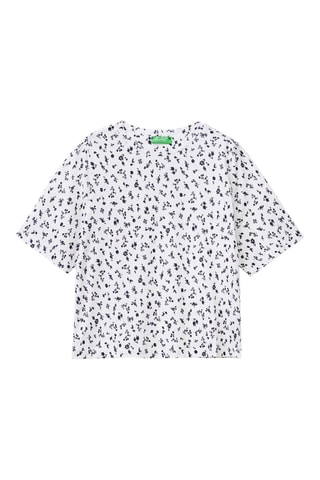 T-shirt en lin - Blanc